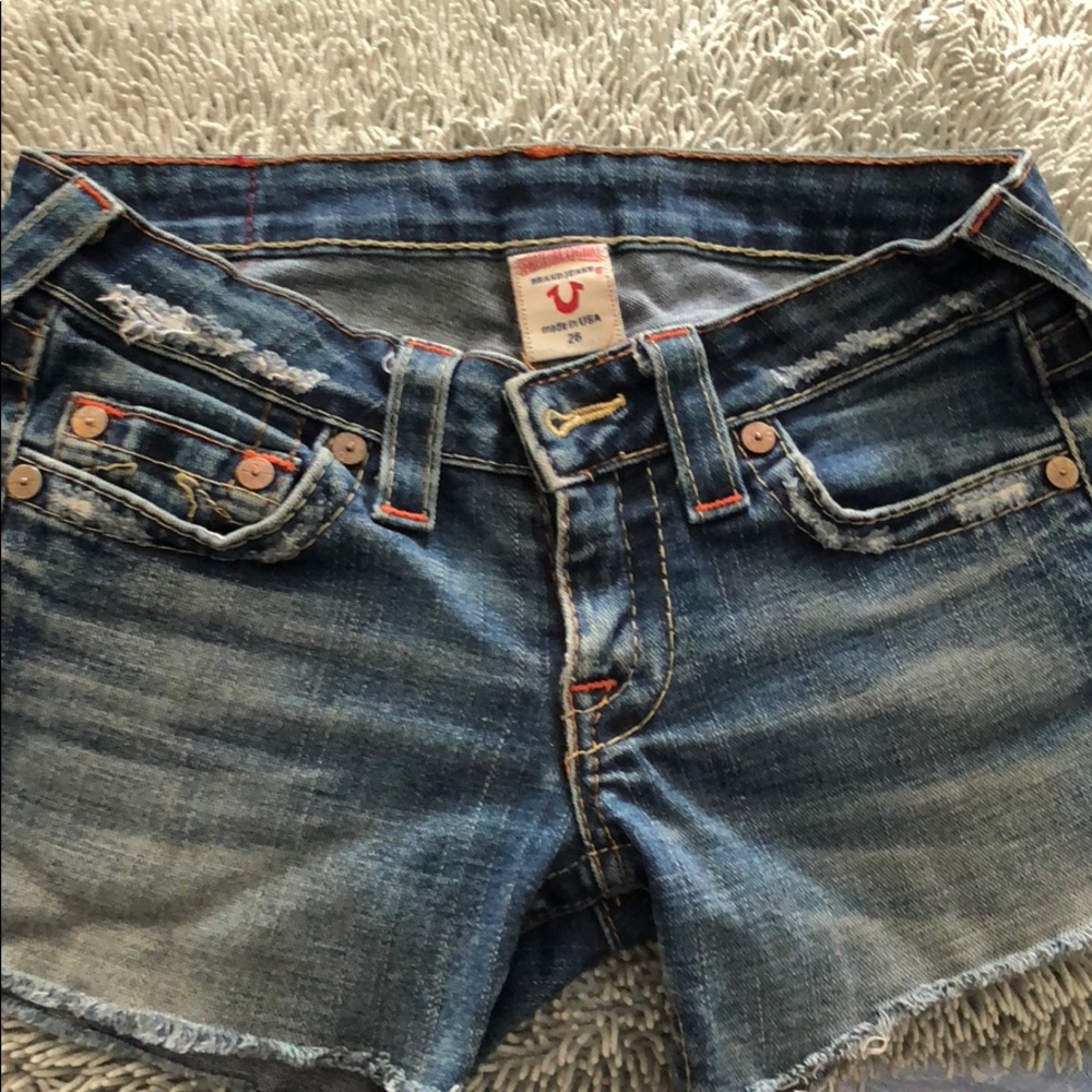 True Religion Jean Shorts
